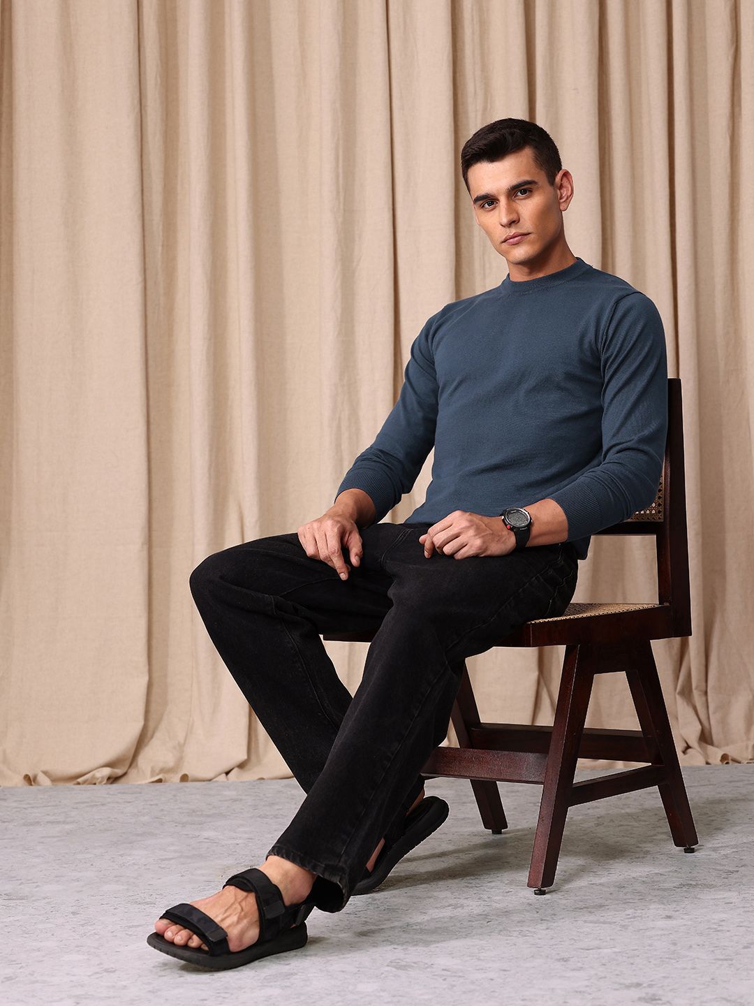 Mr Bowerbird Round Neck Tailored Pullover Sweater