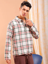 The Indian Garage Co Men Regular Fit Checked Resortwear Shirt