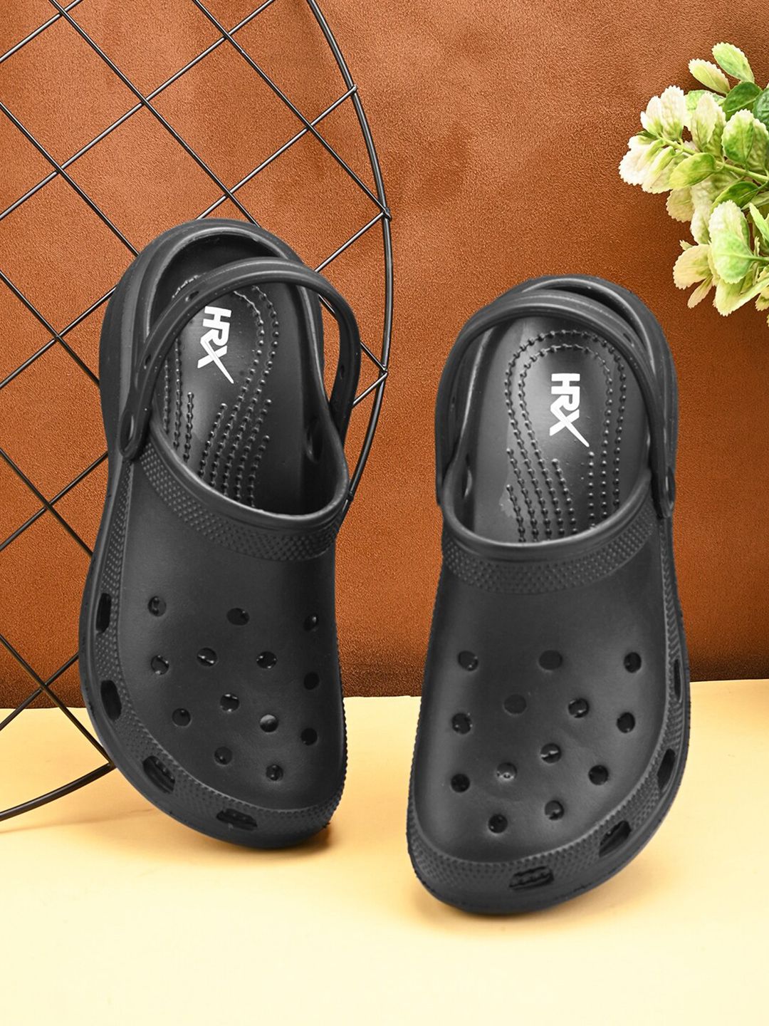 HRX by Hrithik Roshan Women Self Design Rubber Clogs