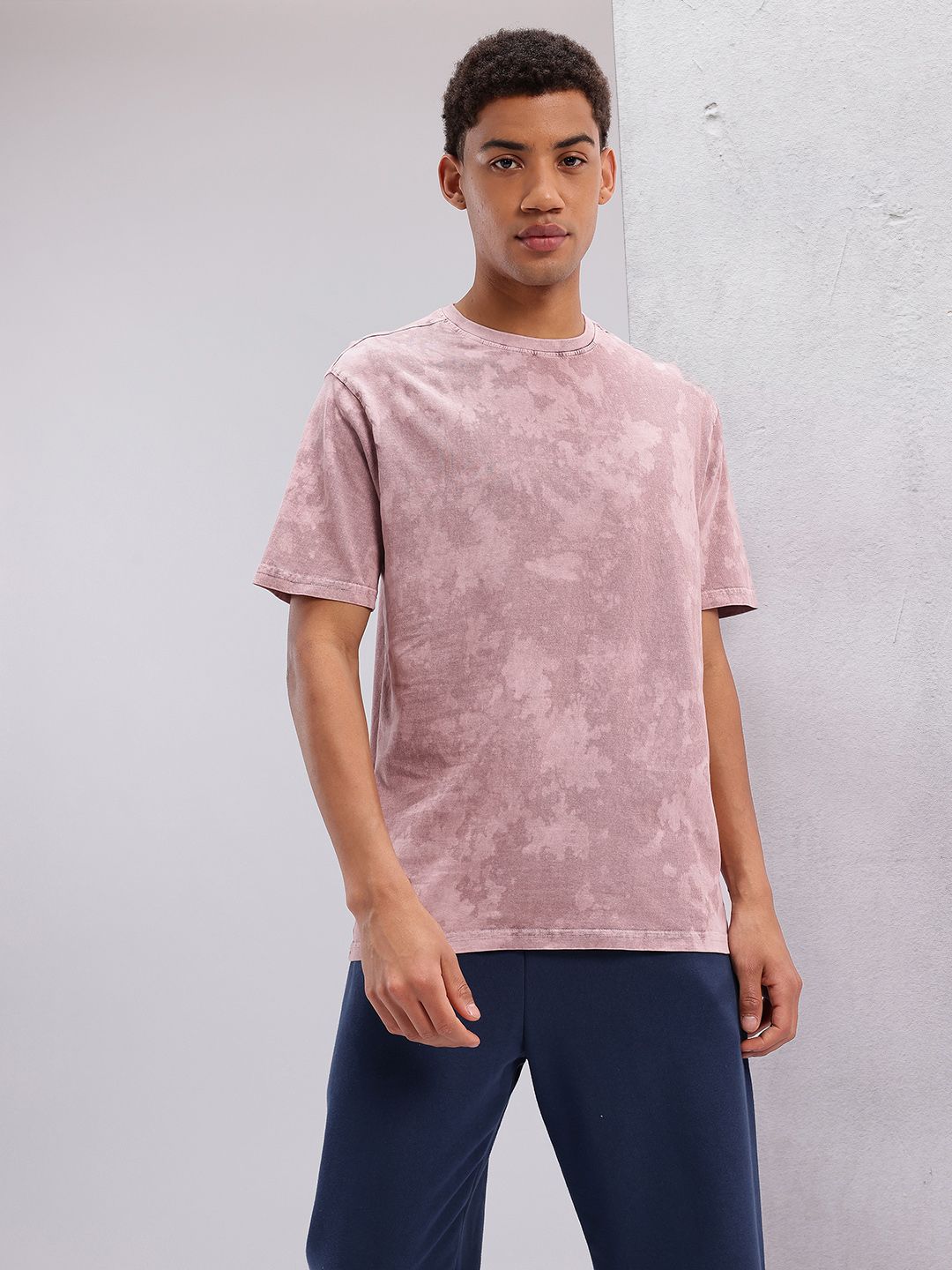 HRX by Hrithik Roshan Washed Pure Cotton Yoga T-shirt