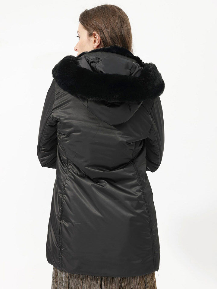 RAREISM Hooded Longline Parka Jacket