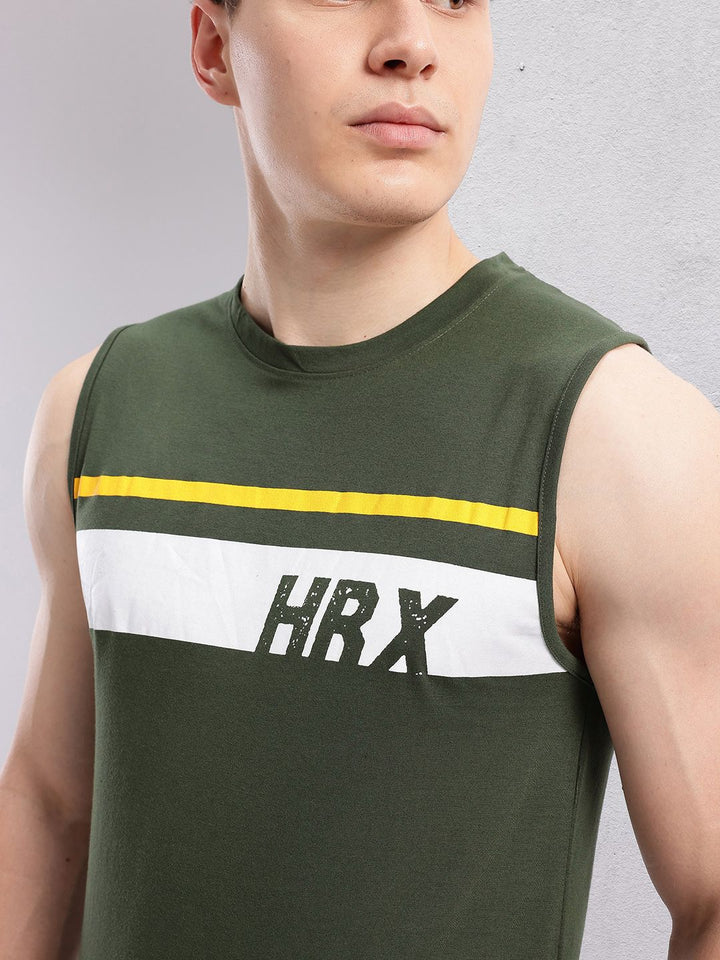 HRX by Hrithik Roshan Typography Printed T-shirt