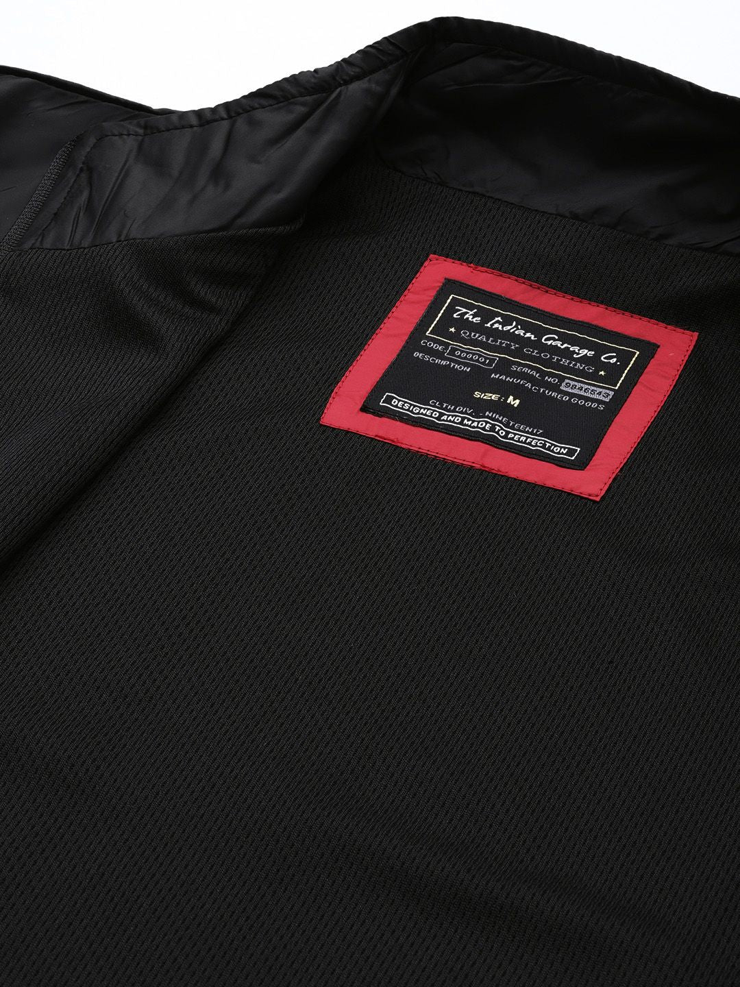The Indian Garage Co Men Black & Yellow Colourblocked Windcheater Outdoor Sporty Jacket