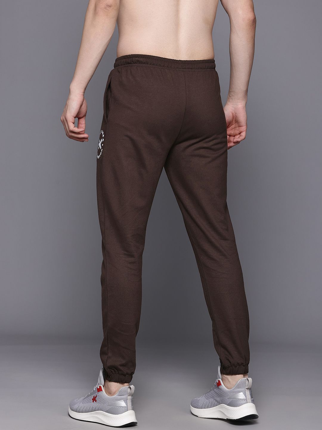 HRX by Hrithik Roshan Men Brand Logo Detail Mid-Rise Regular Fit Training Joggers