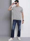 The Indian Garage Co Men Bootcut Light Fade Stretchable Jeans