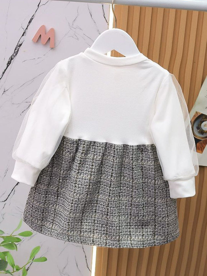 YK Girls Cotton Printed Pinafore Dress