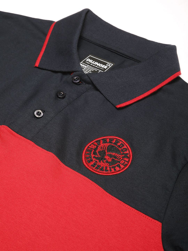 DILLINGER Men Long Sleeve Regular Fit Polo Tshirt