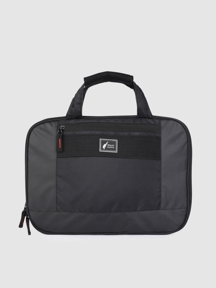 Gear Unisex Black Solid Laptop Bag
