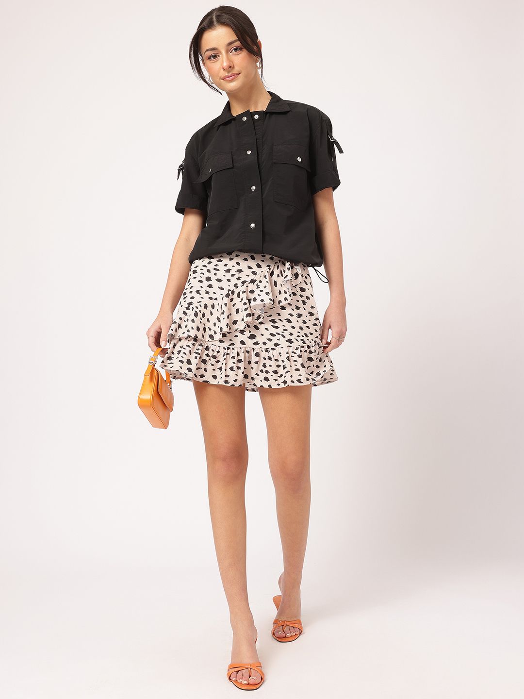 DressBerry Sleek Statement Hem with Toggle Shirt
