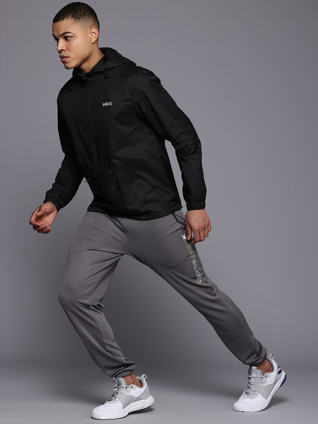 HRX by Hrithik Roshan Rapid-Dry Running Tailored Jacket