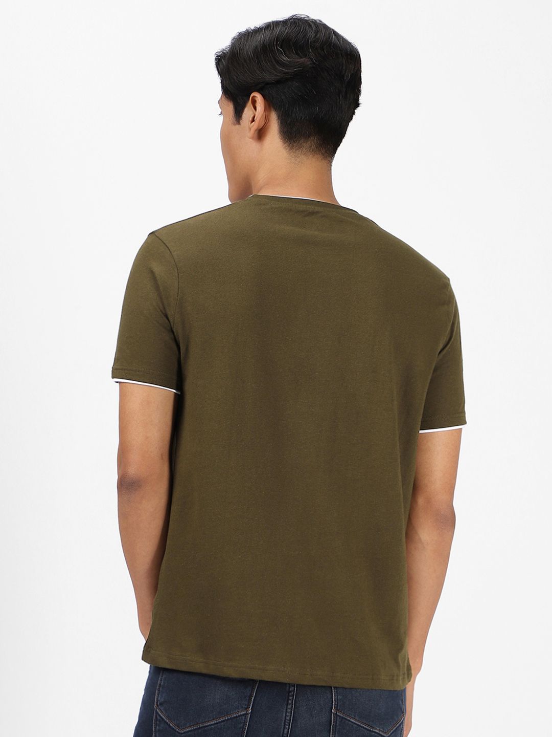 Urbano Fashion Round Neck Bio Finish Slim Fit Pure Cotton T-shirt