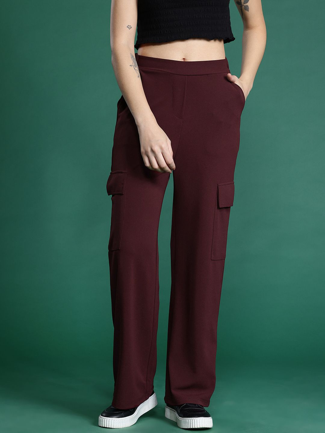 DressBerry Women High-Rise Cargos