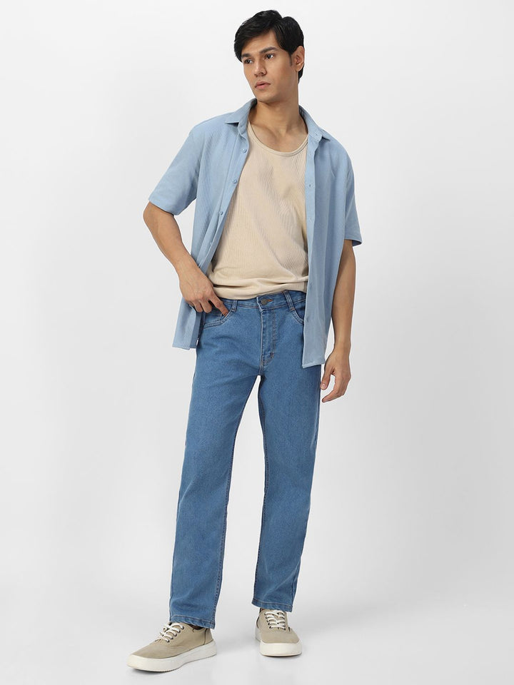 Urbano Fashion Regular Fit Clean Look Stretchable Jeans