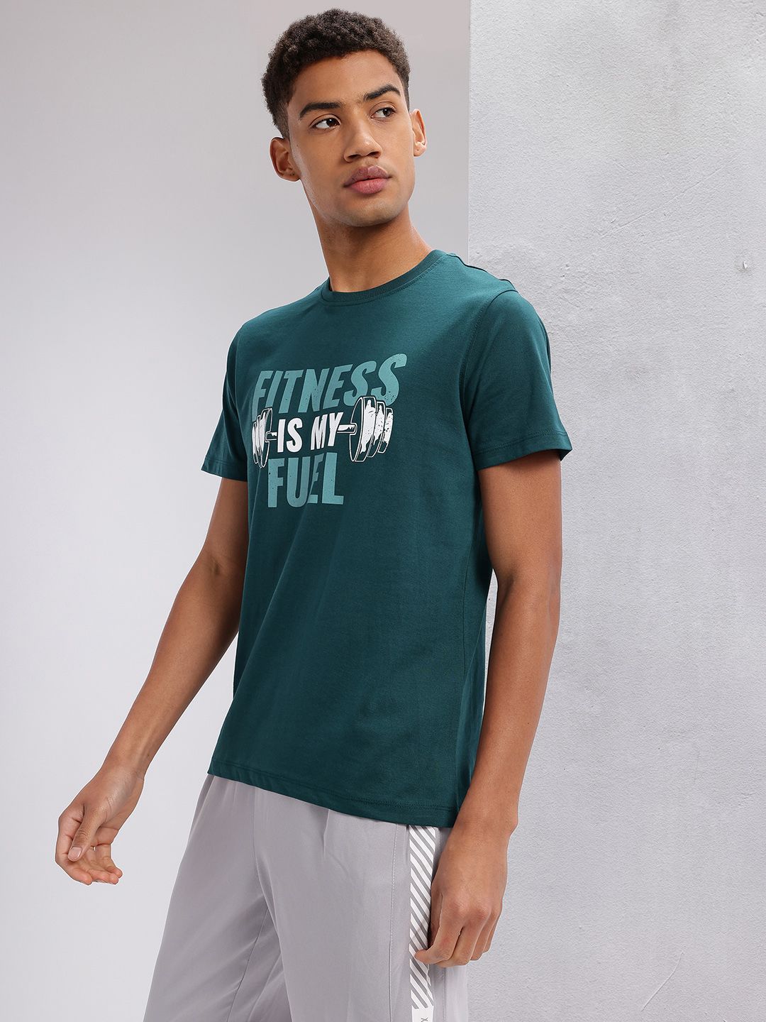 HRX by Hrithik Roshan Typography Printed Training T-shirt