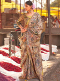 Saree mall Ethnic Motifs Printed Baluchari Saree