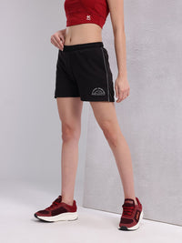HRX by Hrithik Roshan Women Brand Logo Print Rapid-Dry Running Sports Shorts