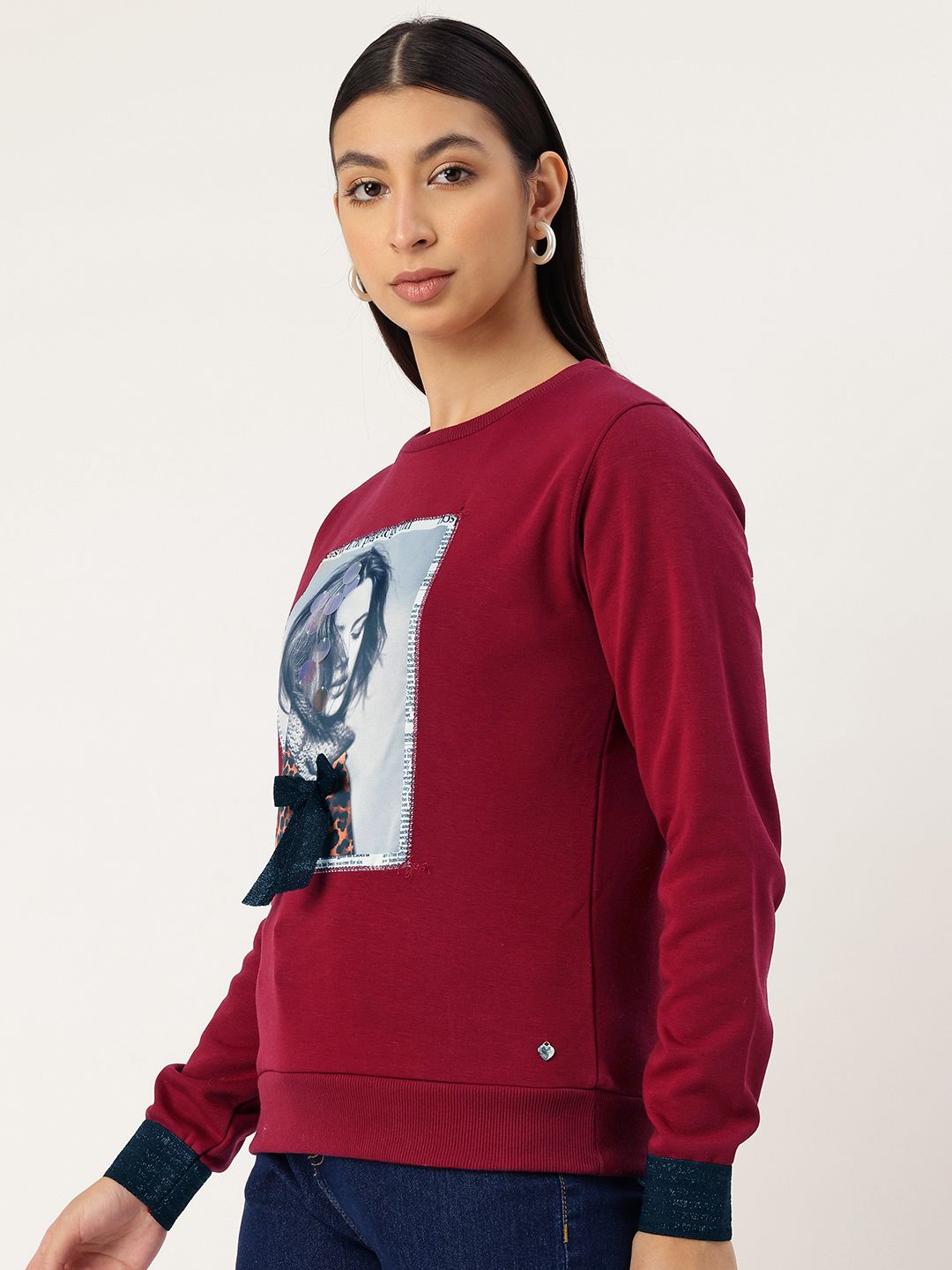 Monte Carlo Applique Detail Sweatshirt