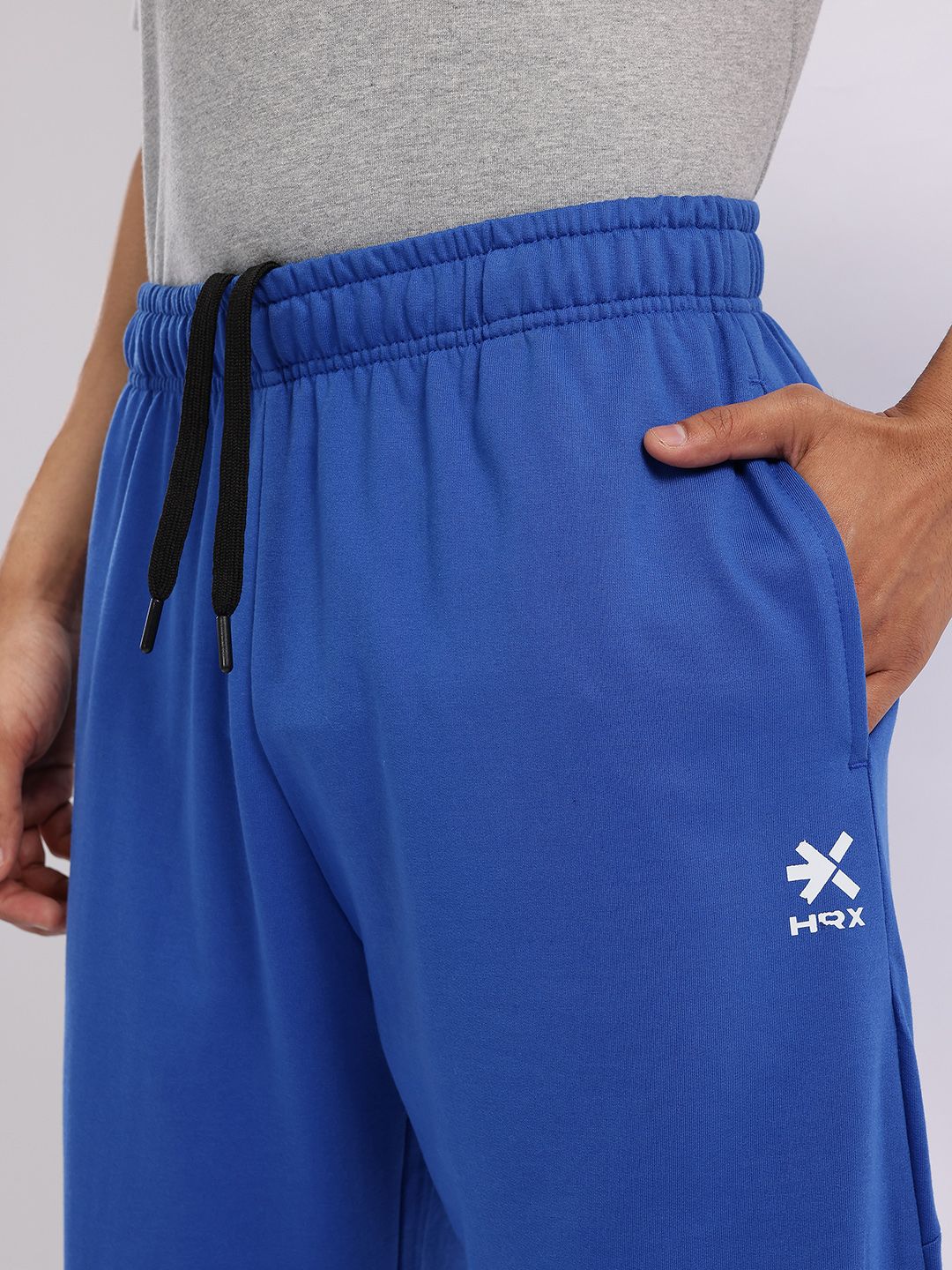 HRX by Hrithik Roshan Men Side Striped Mid-Rise Relaxed Fit Lifestyle Joggers