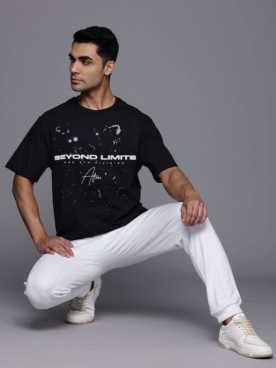 HRX by Hrithik Roshan Men Typography Printed T-shirt