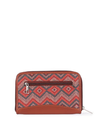 ZOUK Women Ethnic Motifs Printed Zip Around Wallet