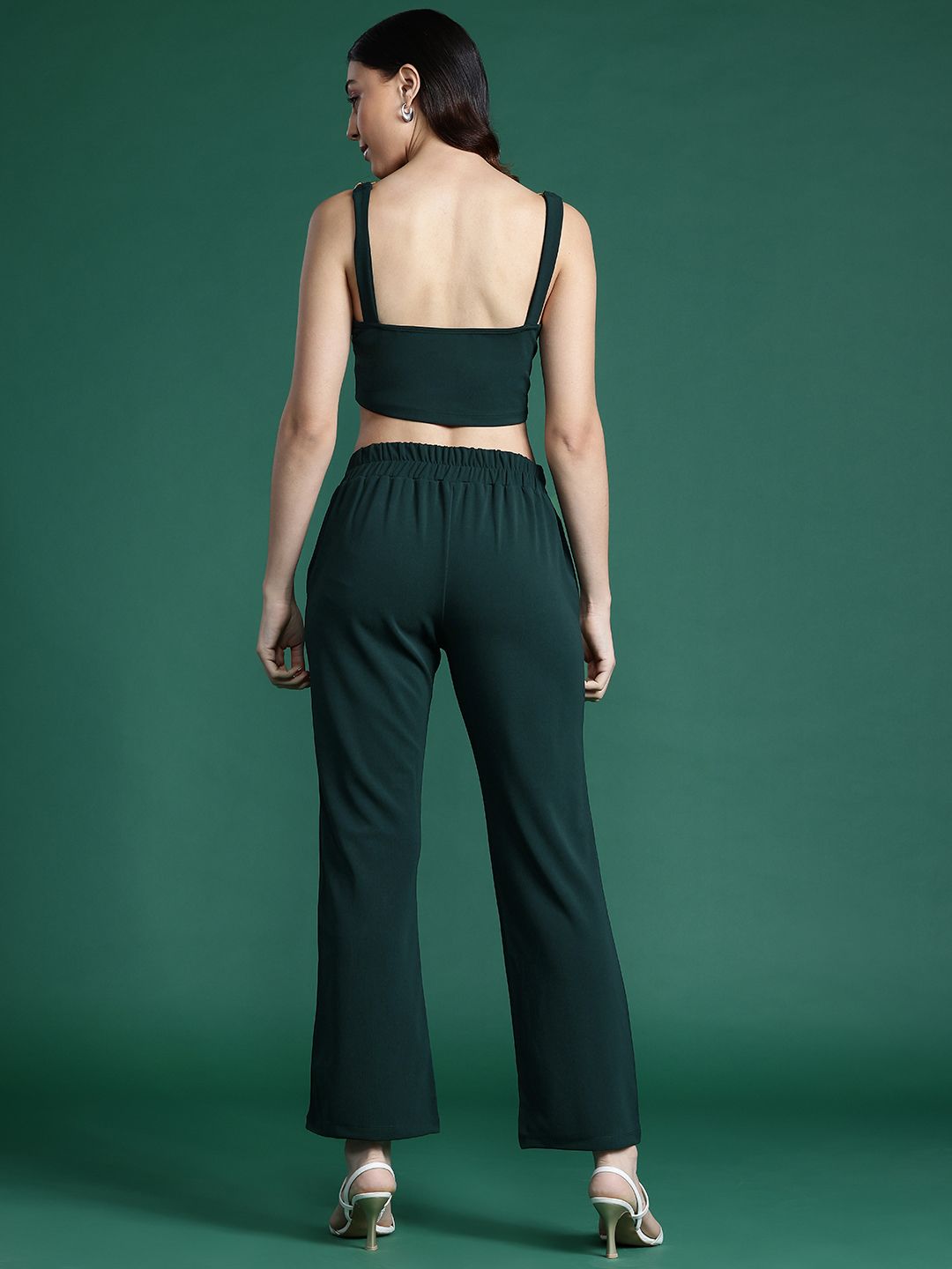 DressBerry Chain-Detail Top with Trouser Co-Ords