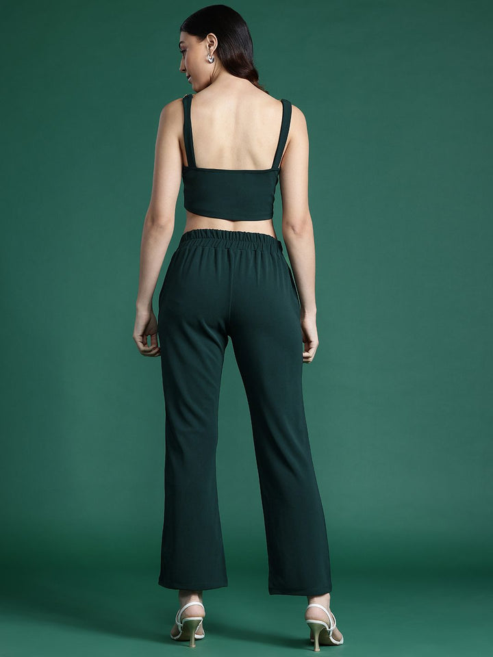 DressBerry Chain-Detail Top with Trouser Co-Ords