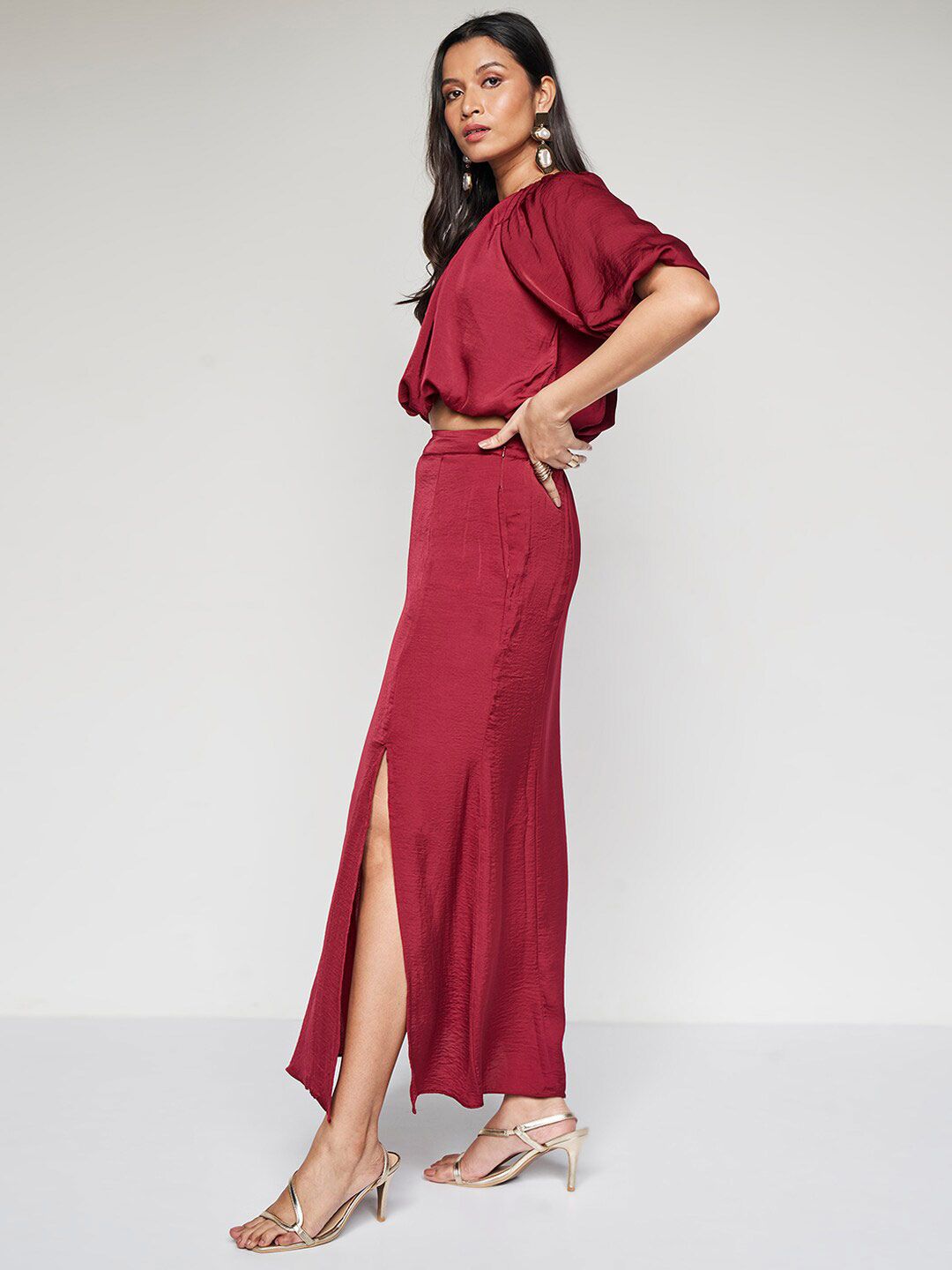 AND One Shoulder Top With Skirt