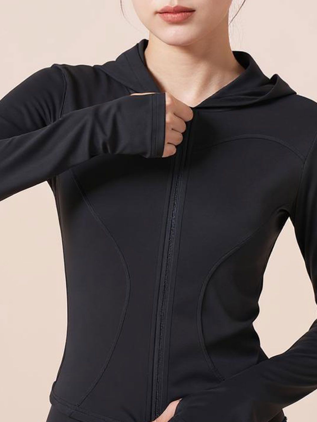 HRX oleh Hrithik Roshan Wanita Bergerak Jaket Sporty Pepejal