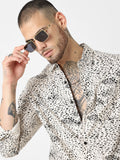 VASTRADO Classic Slim Fit Abstract Printed Casual Shirt