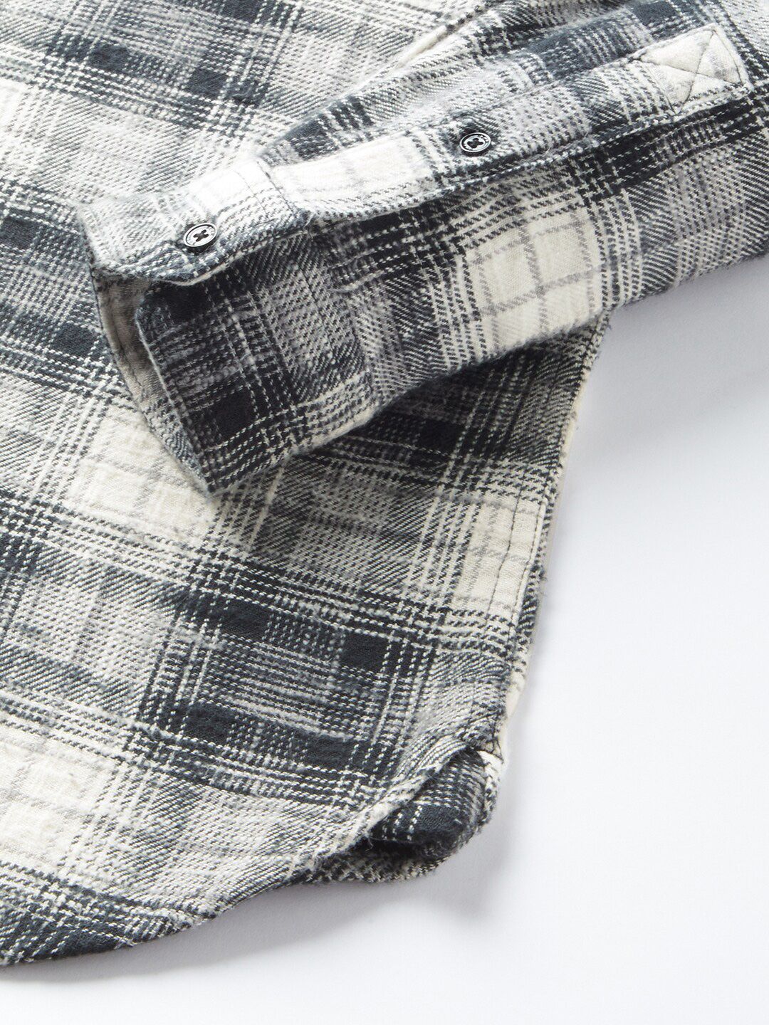THE BEAR HOUSE Slim Fit Tartan Checked Flannel Pure Cotton Casual Shirt