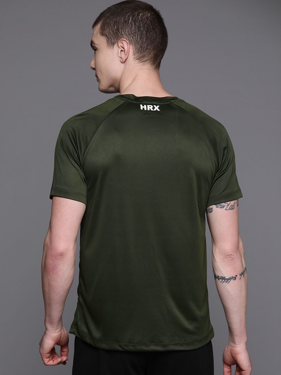 HRX by Hrithik Roshan Printed Rapid-Dry Training T-shirt