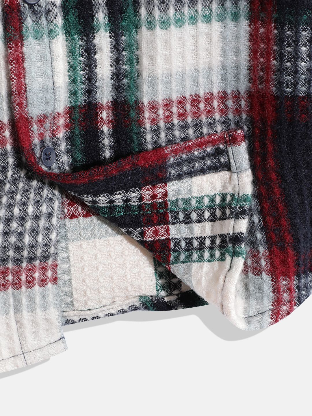 Monte Carlo Boys Checked Textured Shirt