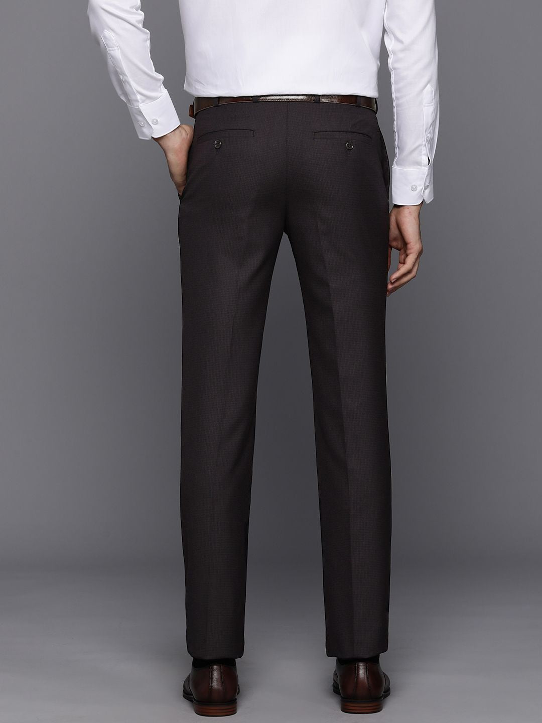 Raymond Men Slim Fit Formal Trousers