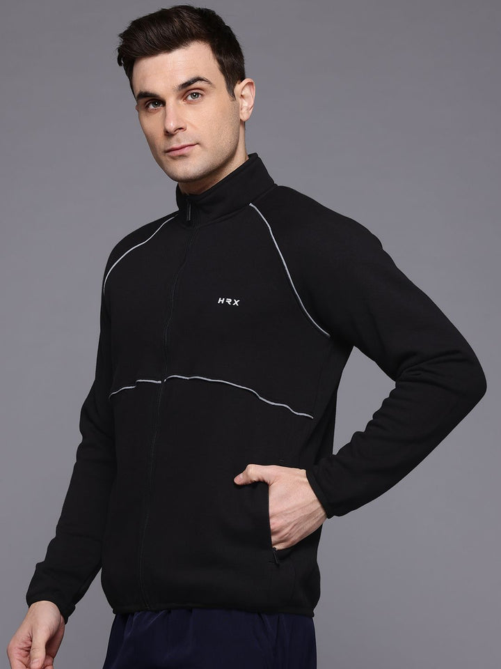 HRX by Hrithik Roshan Mock Collar Raglan Sleeve Training Sweatshirt