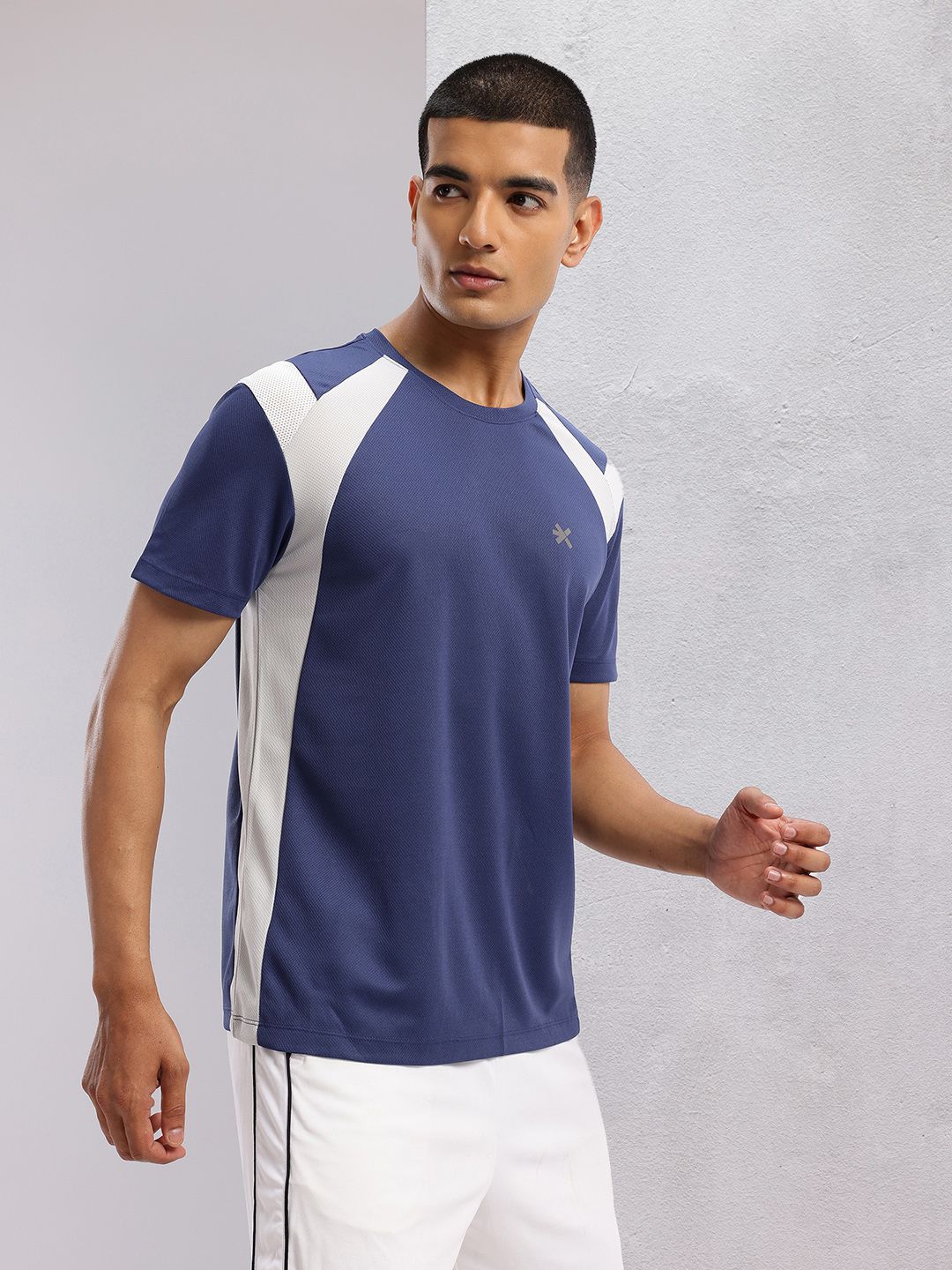 HRX by Hrithik Roshan Colourblocked Rapid-Dry Running T-shirt