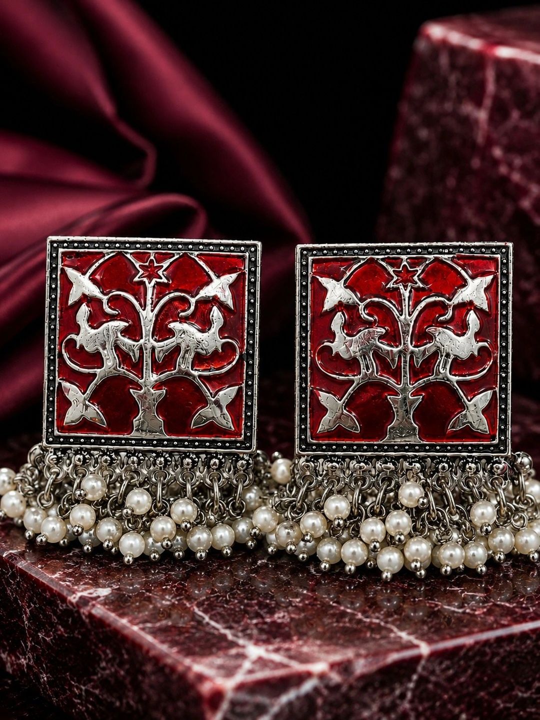 PANASH Square Drop Earrings