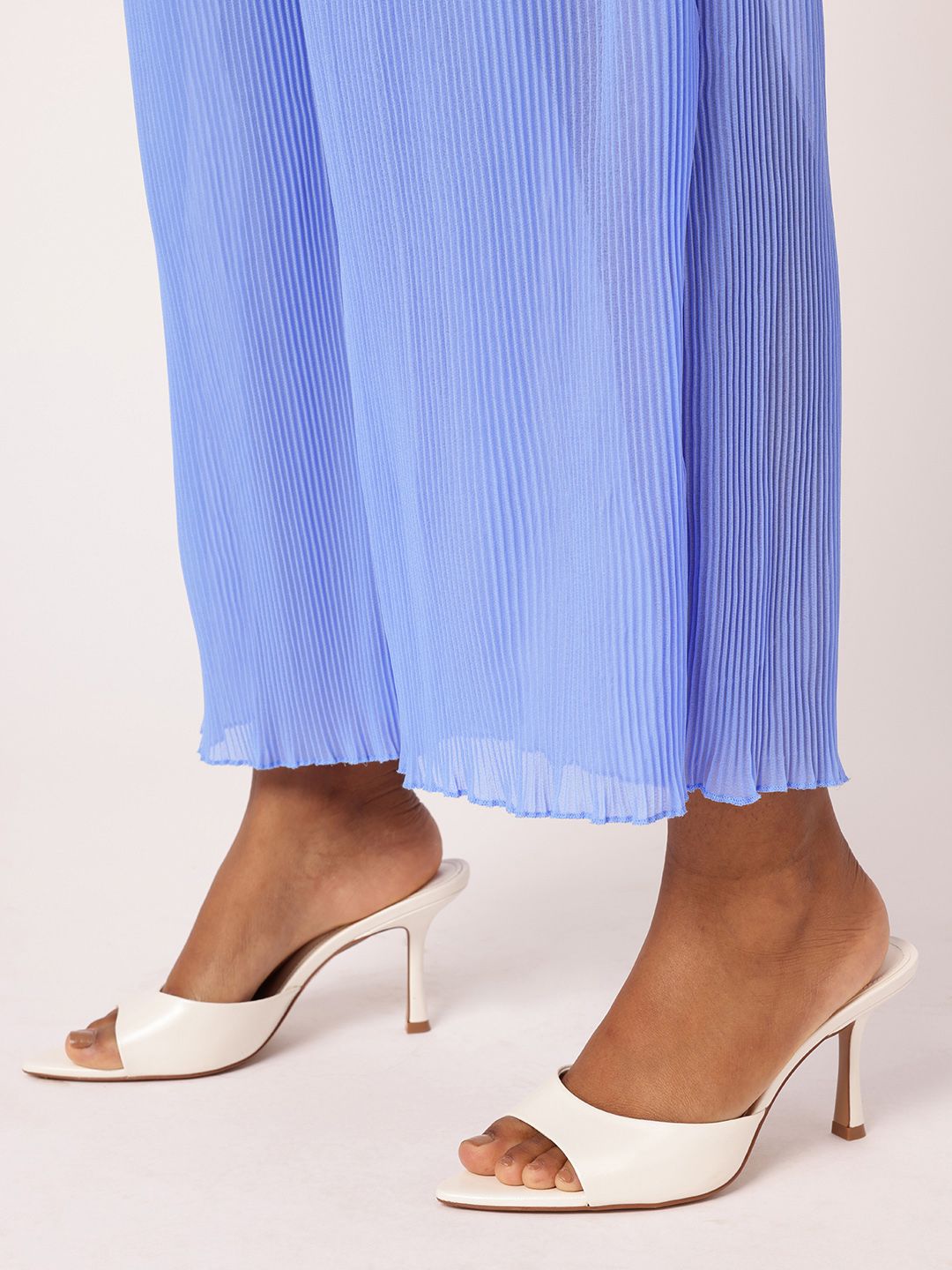 DressBerry Women Charming Accordion Flow Wide Leg Trousers