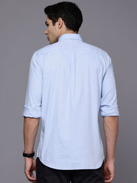 Raymond Button-Down Collar Solid Casual Shirt