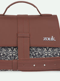 ZOUK Kriti Sanon - Lattice Lace Iconic Evening Structured Satchel