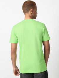 Bewakoof Men's Green T-Shirt