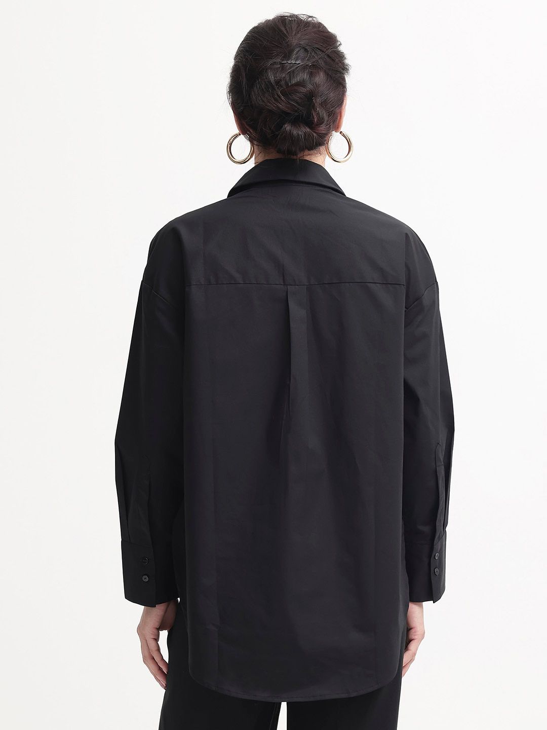 RAREISM Women Comfort Boxy Opaque Formal Shirt