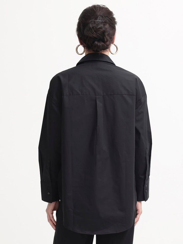RAREISM Women Comfort Boxy Opaque Formal Shirt