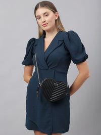 Berrylush Structured Sling Bag with Quilted