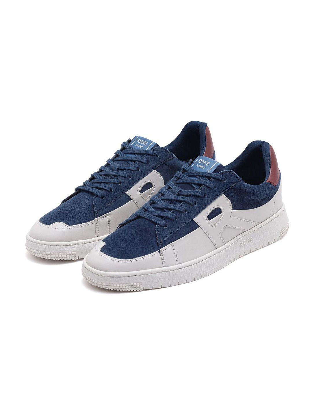 RARE RABBIT Men Colourblocked Leather Sneakers