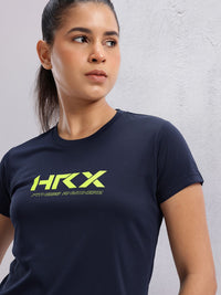 HRX by Hrithik Roshan Printed Rapid-Dry Training T-shirt