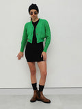 STREET 9 Women Cable Knit Crop Cardigan