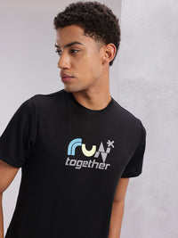 HRX by Hrithik Roshan Couple Collection Printed Rapid-Dry Running T-shirt