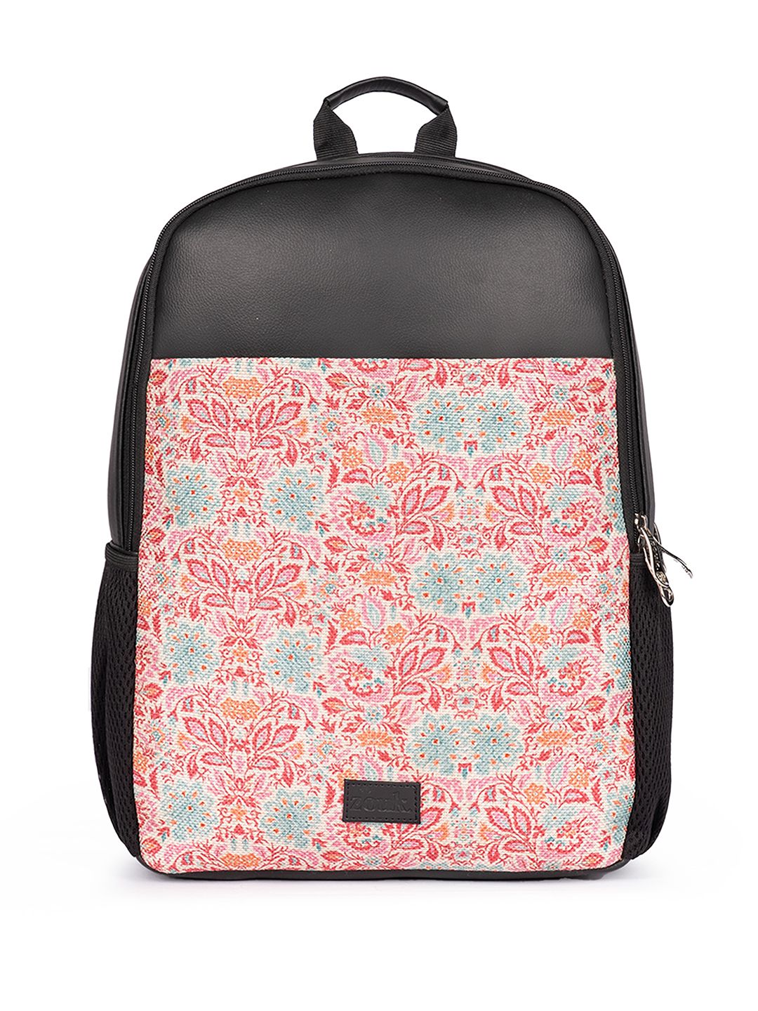 ZOUK Mangalore Blossoms Printed Water Resistance Backpack Up To 16 Inch