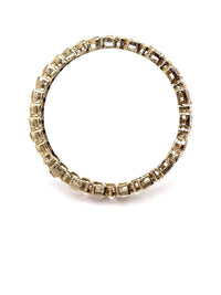KARATCART 2-Pcs Gold-Plated Kundan-Studded Bangles