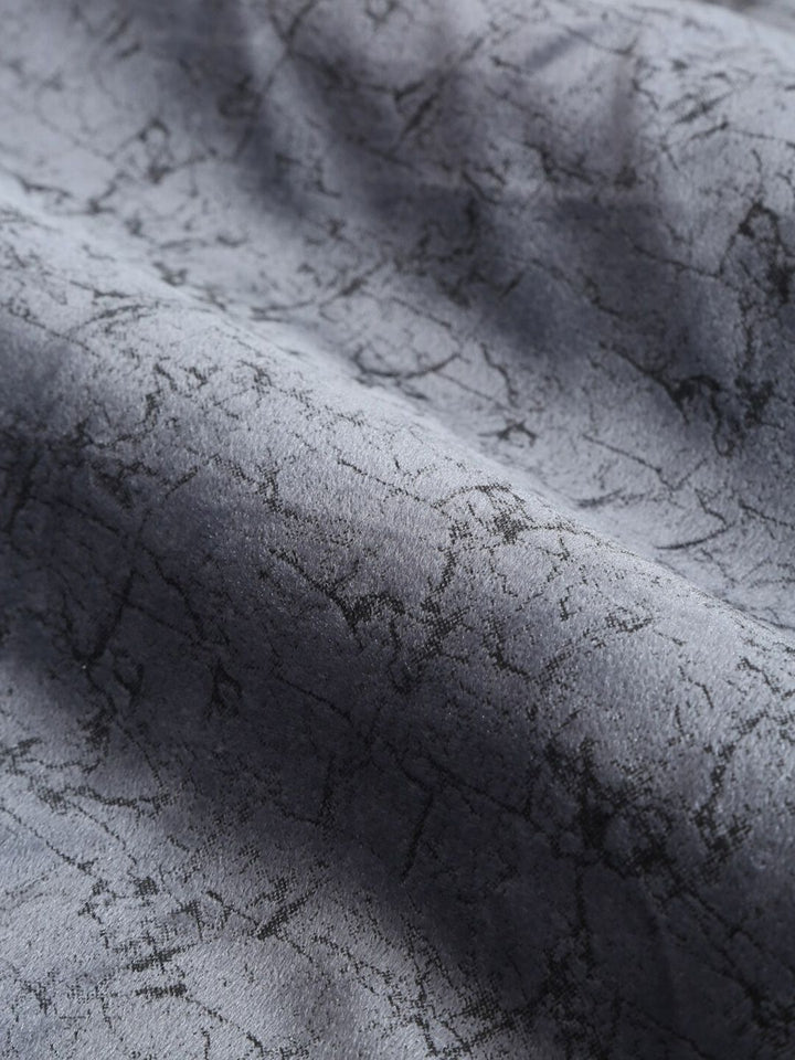 Cortina Grey & Black Set of 2 Room Darkening Window Curtain